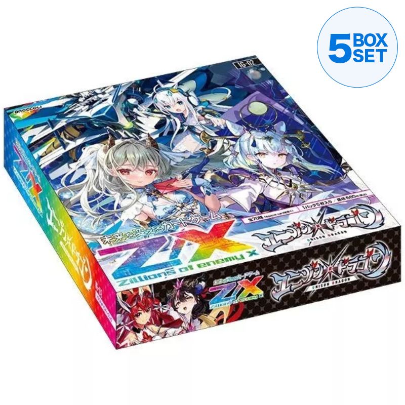 Z/X Zillions of enemy X Unison Dragon IG02 Booster Pack Box TCG JAPAN OFFICIAL