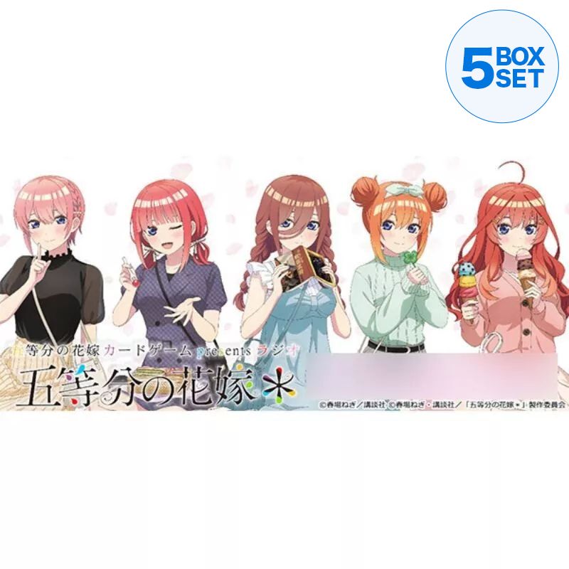 The Quintessential Quintuplets Card Game presents Radio Special Card Set TCG