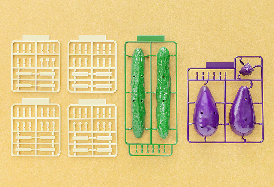 StudioSYUTO Shoryo Uma Plastic Model Cucumber & Eggplant 1/1 Model Kit JAPAN