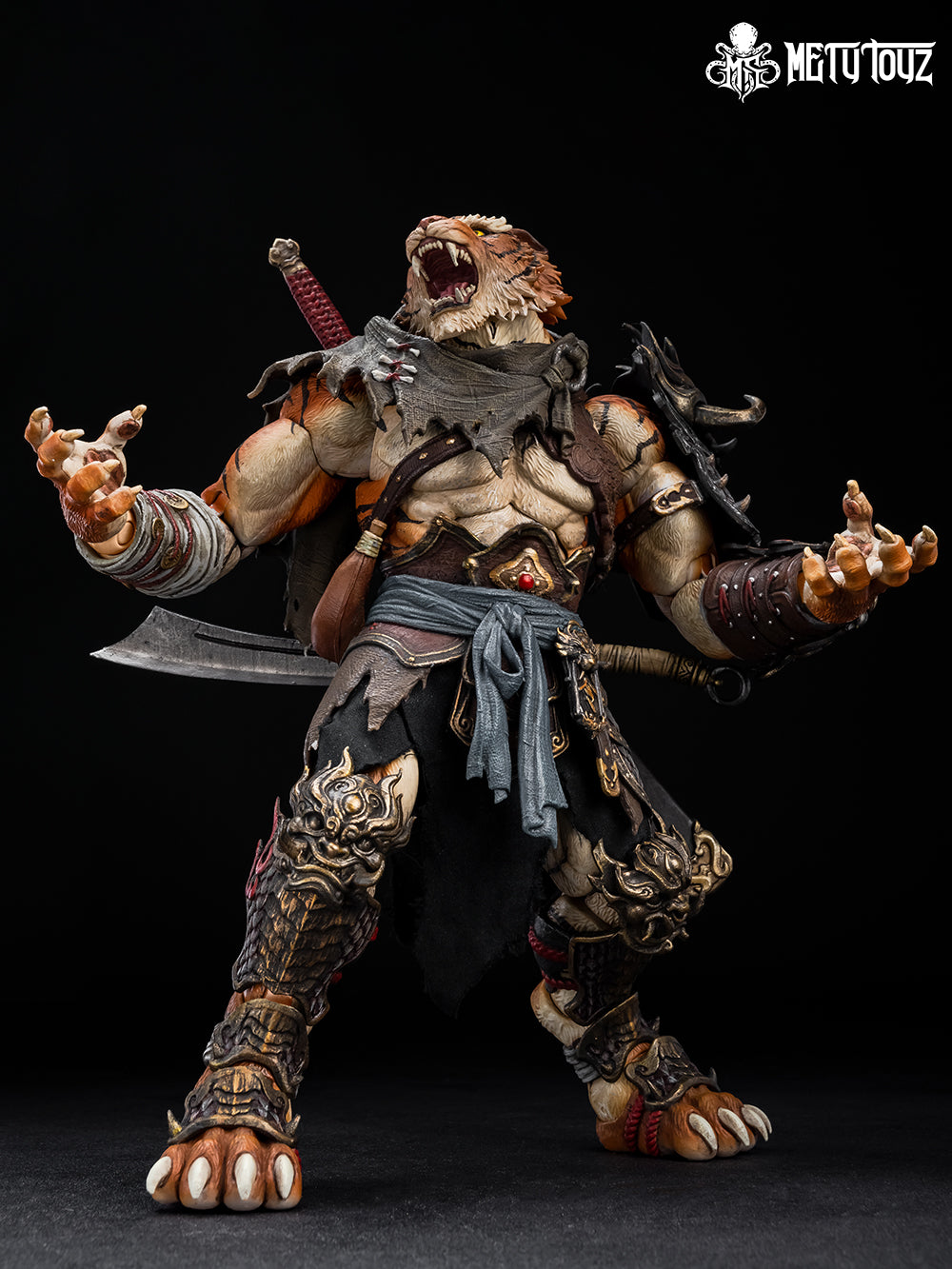 Adventurer World Series Tiger Vanguard Jin Shan Jun 1/10 Action Figure JAPAN