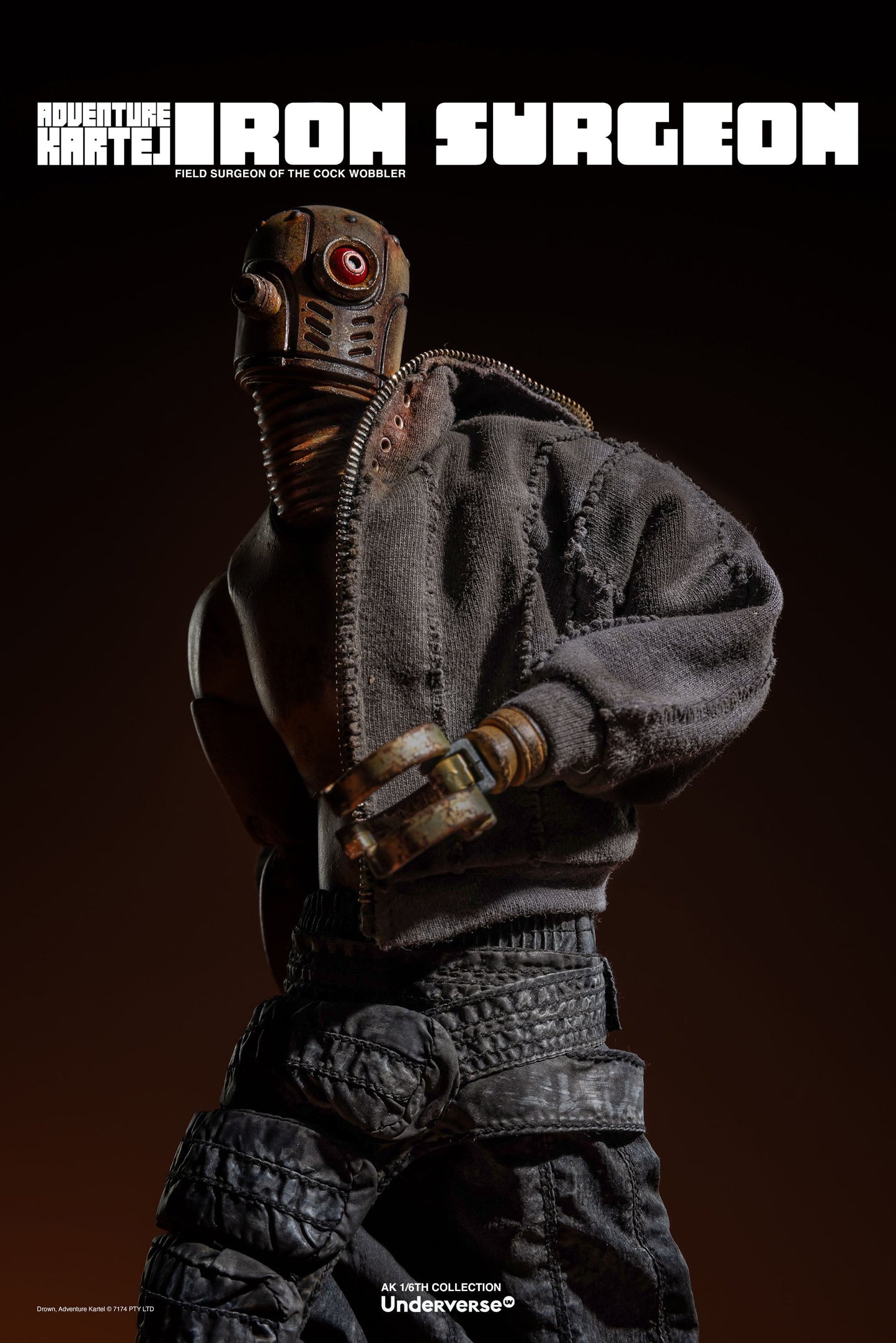 Underverse Adventure Kartel The Iron Surgeon 1/6 Action Figure JAPAN OFFICIAL
