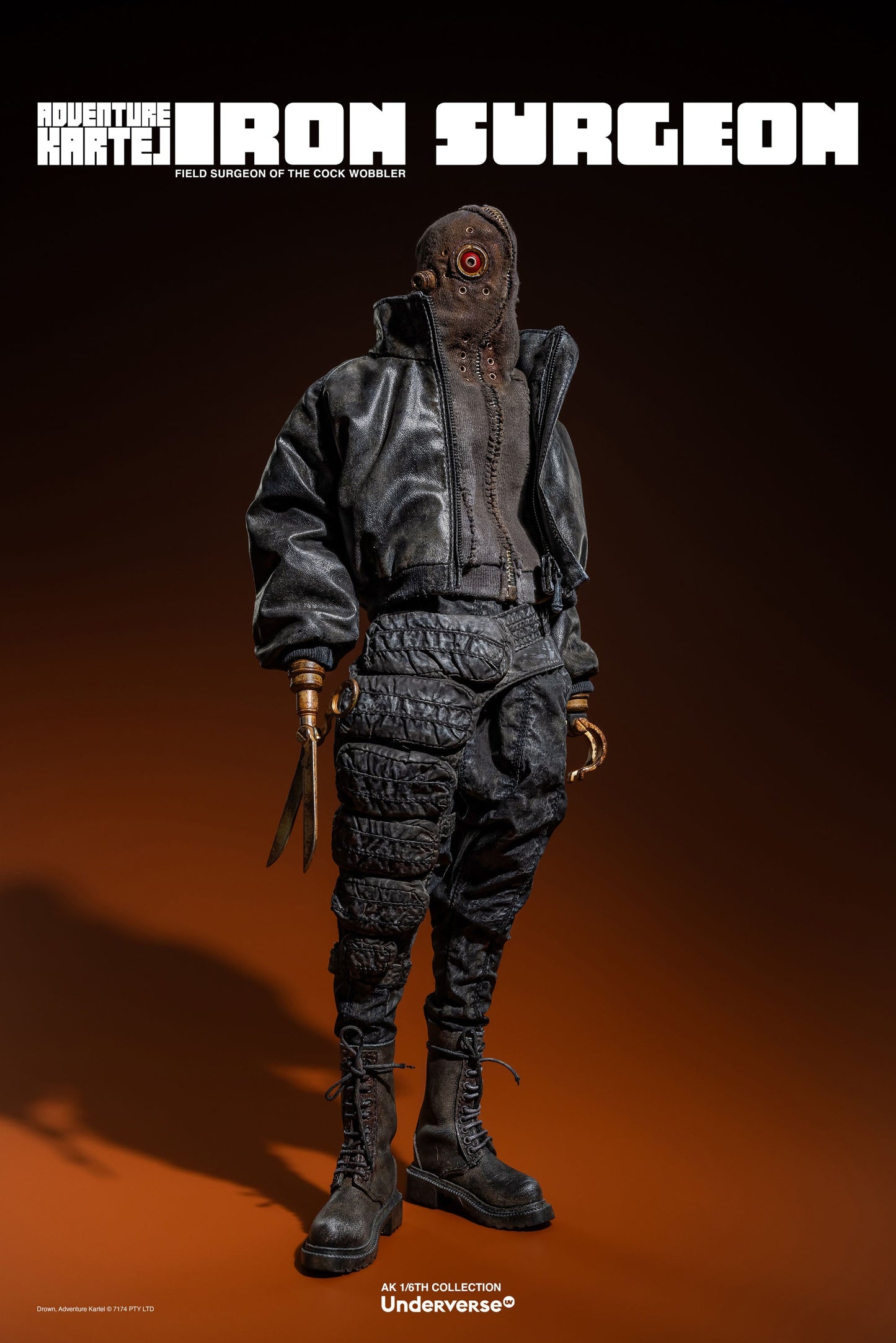 Underverse Adventure Kartel The Iron Surgeon 1/6 Action Figure JAPAN OFFICIAL