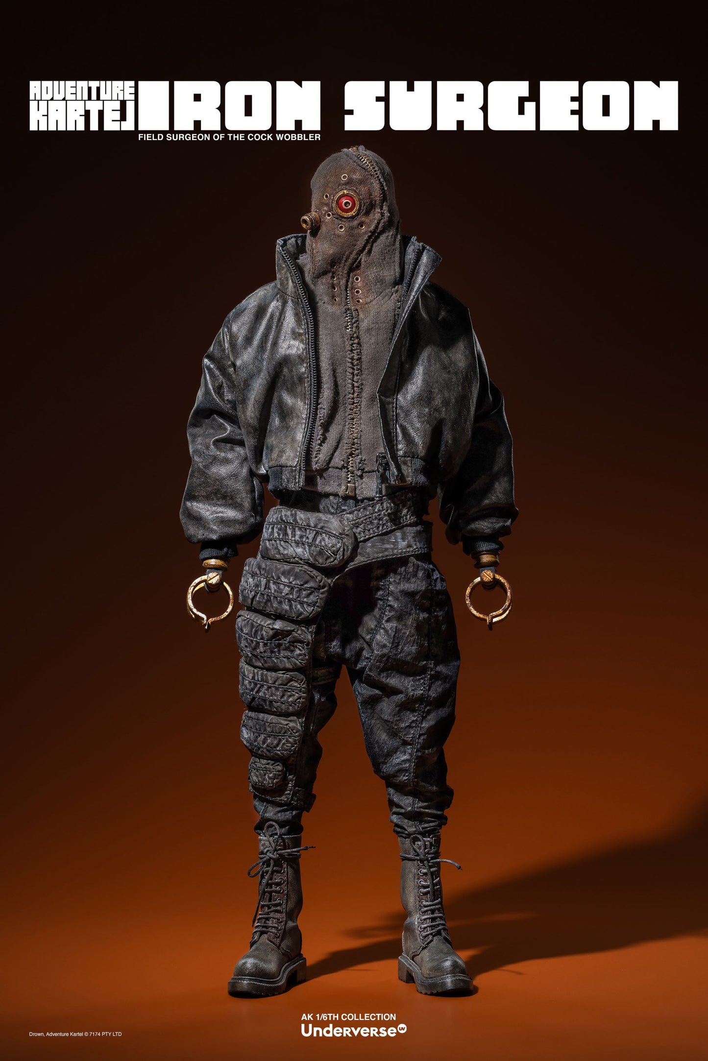 Underverse Adventure Kartel The Iron Surgeon 1/6 Action Figure JAPAN OFFICIAL