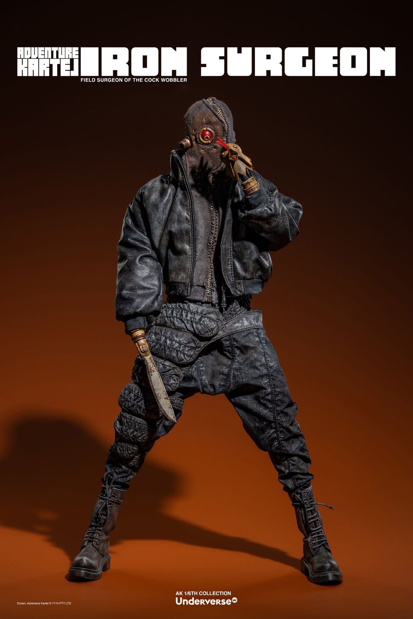 Underverse Adventure Kartel The Iron Surgeon 1/6 Action Figure JAPAN OFFICIAL