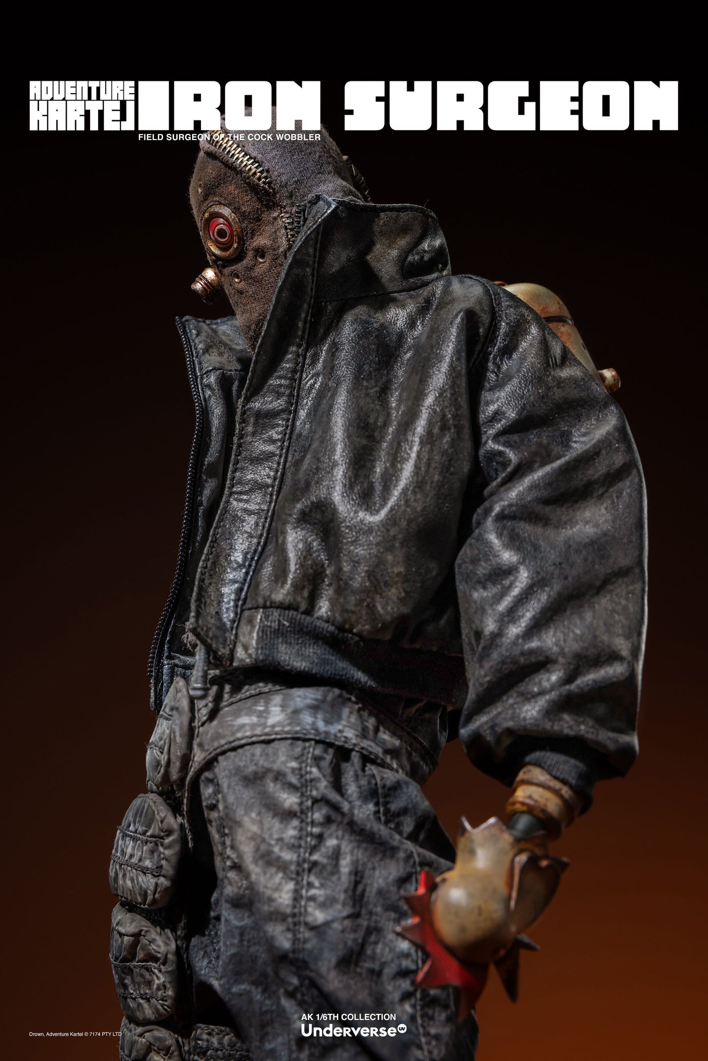 Underverse Adventure Kartel The Iron Surgeon 1/6 Action Figure JAPAN OFFICIAL