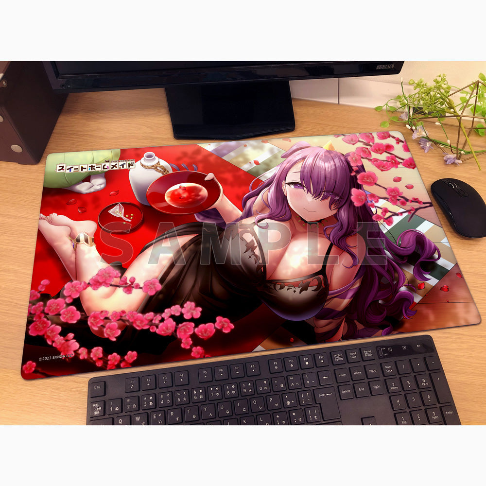 Sweet Home Maid Nashwa Yuuraku Mondelez Fukumame Tobikau Setsubunsai Rubber Mat