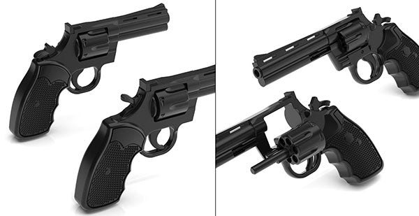 Tomytec LittleArmory LA074 Revolver Set A 1/12 Model Kit JAPAN OFFICIAL