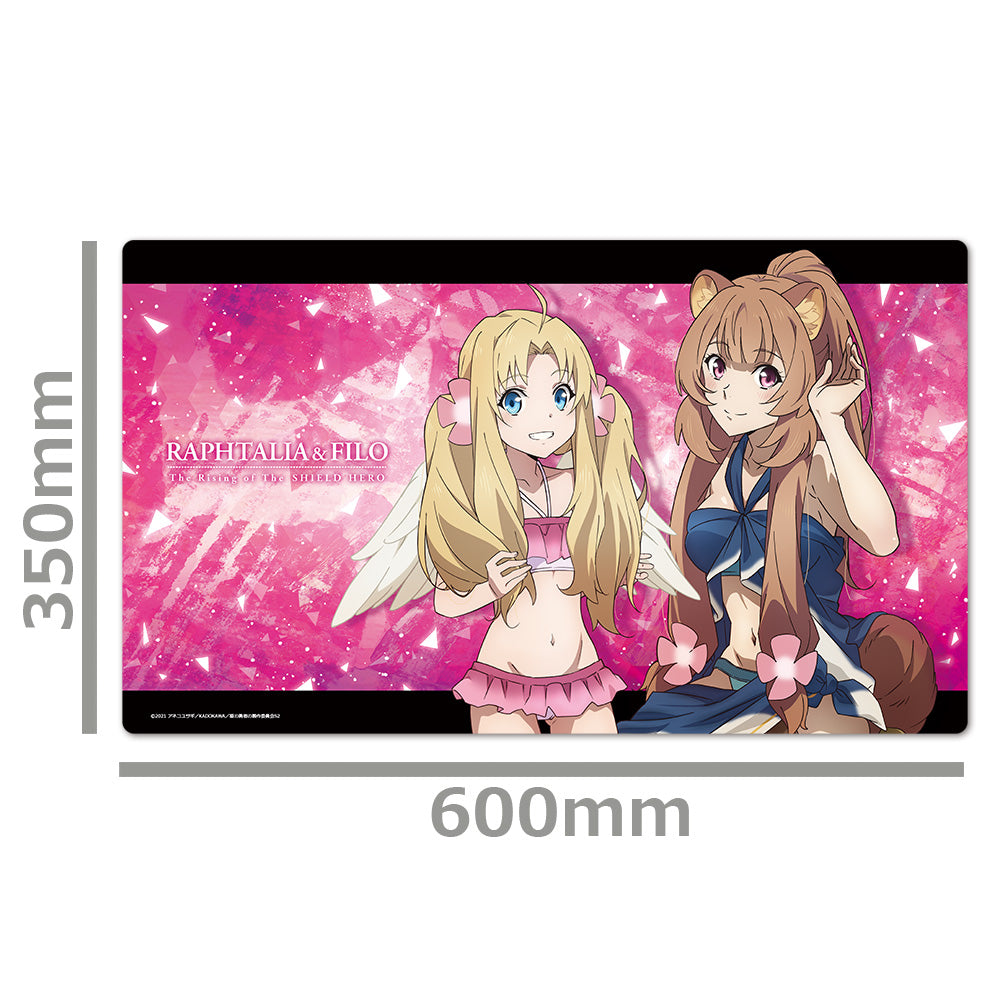 The Rising of the Shield Hero Season 2 Rubber Mat B Raphtalia & Filo Swimsuit