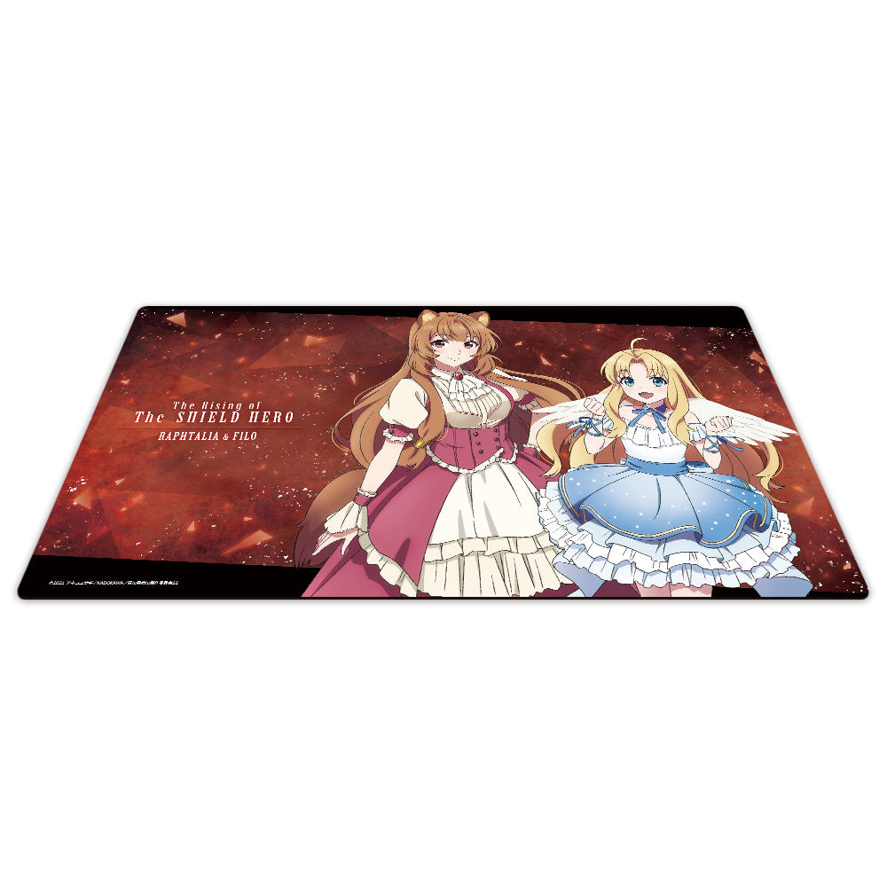 The Rising of the Shield Hero Season 2 Character Rubber Mat C Raphtalia & Filo