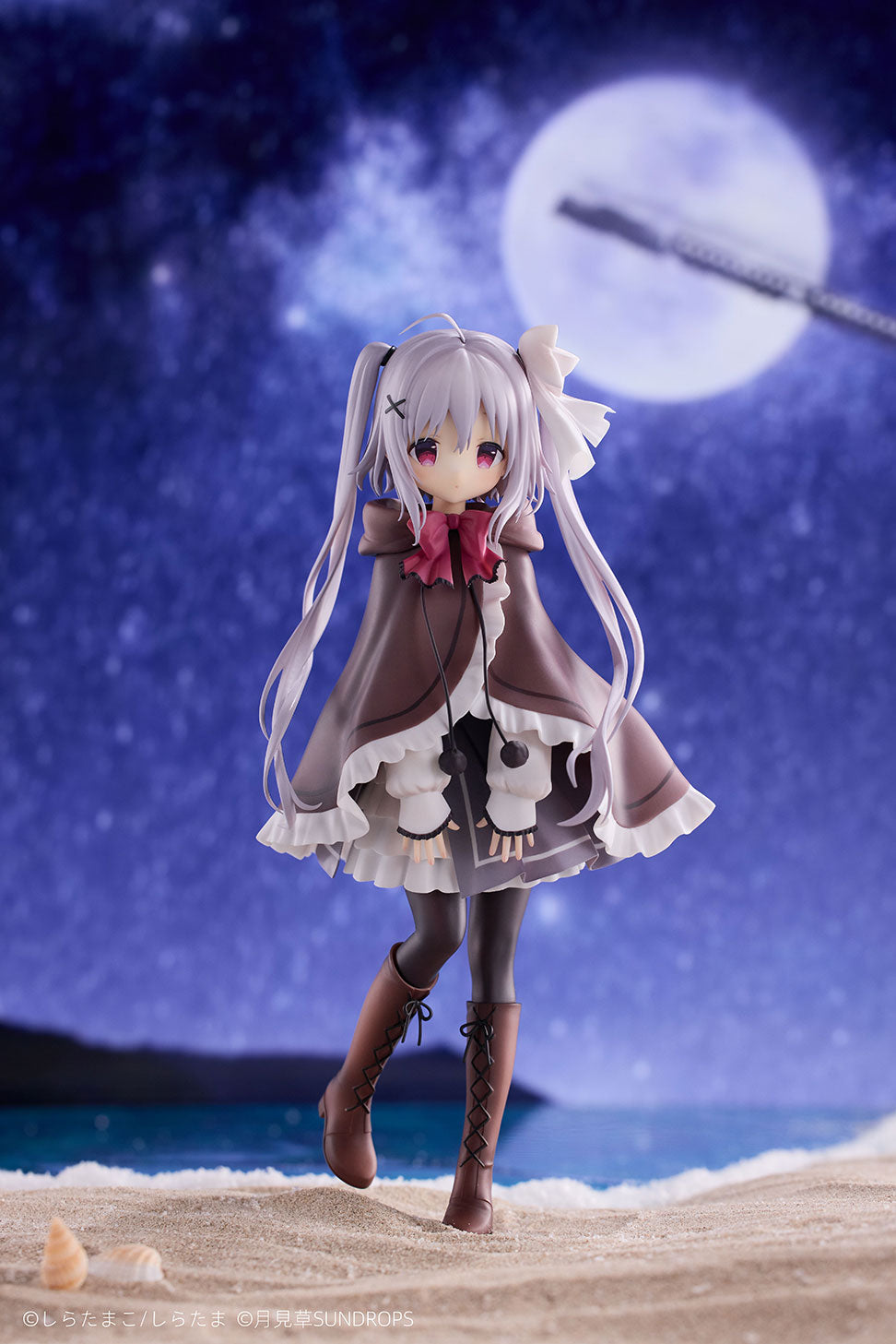 SUNDROPS Hoshizora Tetsudou to Shiro no Tabi Neri 1/7 Figure JAPAN OFFICIAL