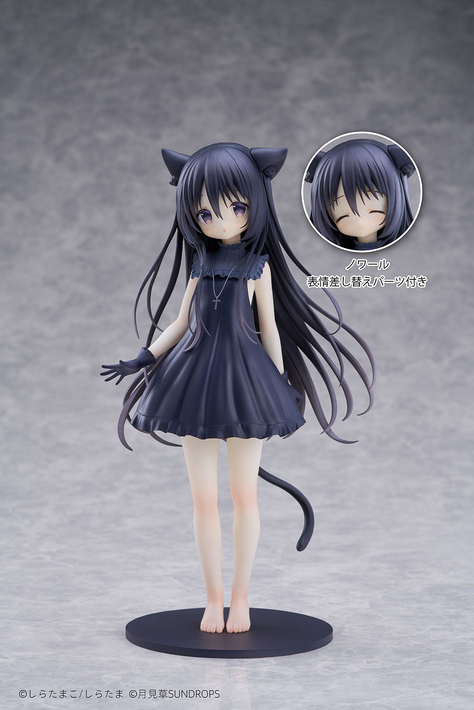 SUNDROPS Hoshizora Tetsudou to Shiro no Tabi Noir 1/7 Figure JAPAN OFFICIAL
