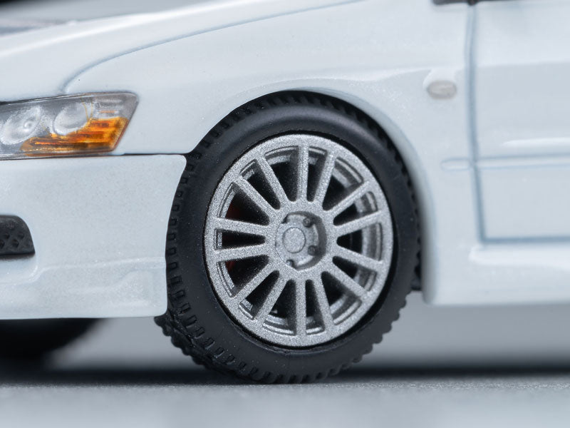 Tomica LV-N349b Mitsubishi Lancer GSR Evolution IX MR Pearl White 2006 Model