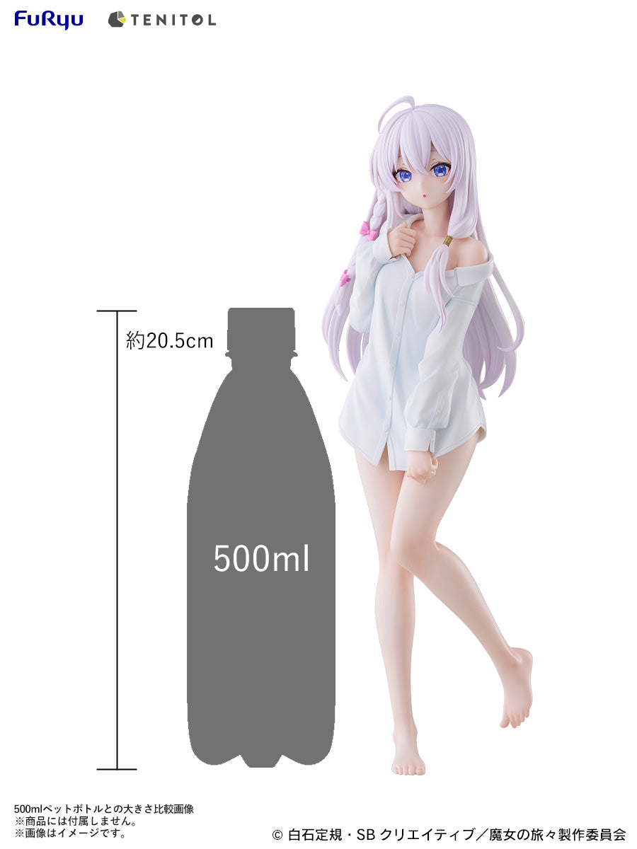 TENITOL TALL Wandering Witch The Journey of Elaina Elaina shirt ver. Figure