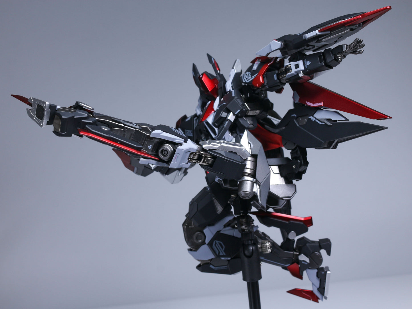 Tales of Armored Colossus Type62 Guyu Booster PhantomTactics Black Action Figure