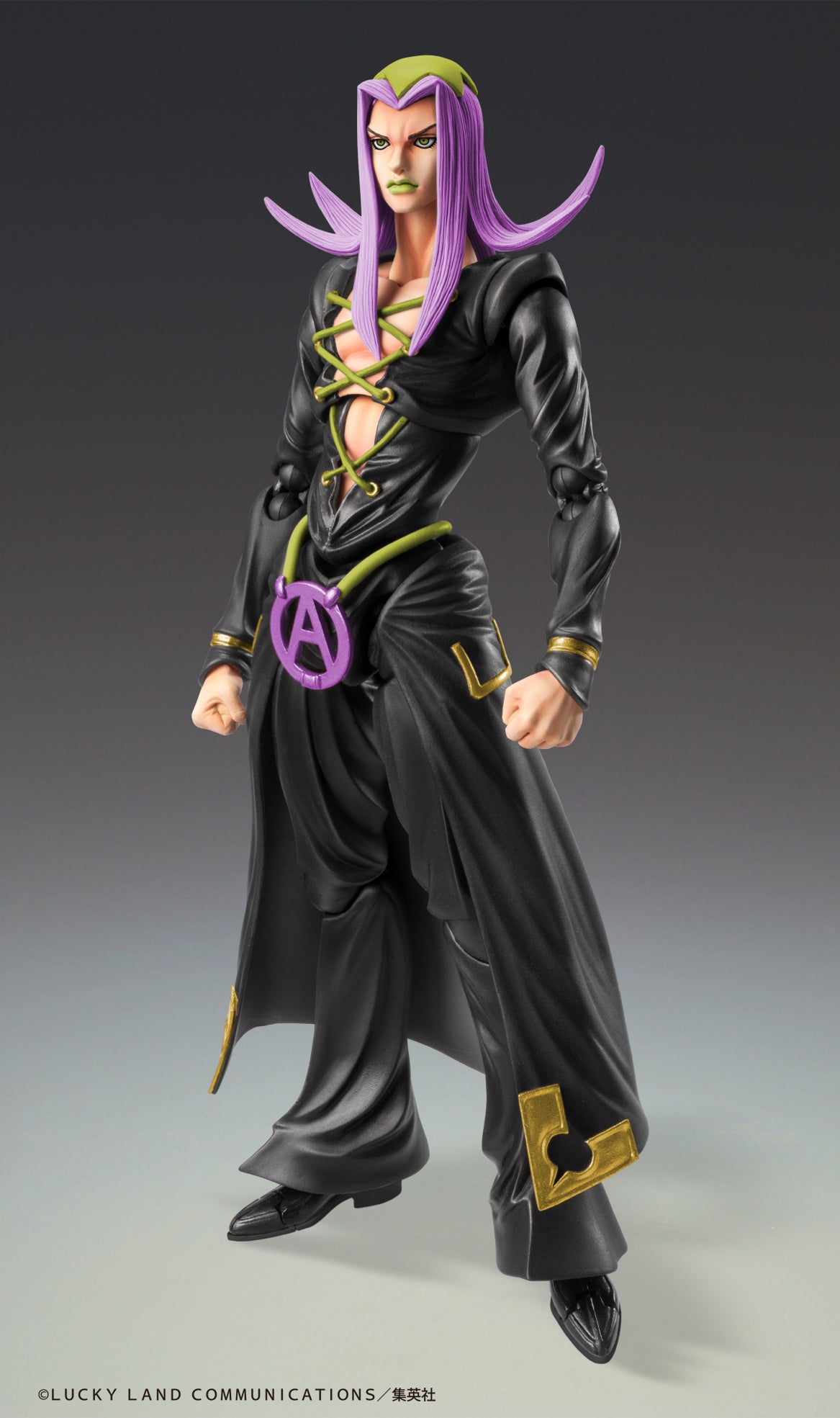 Super Action Statue JoJo's Bizarre Adventure Leone Abbacchio Ver.BLACK Figure