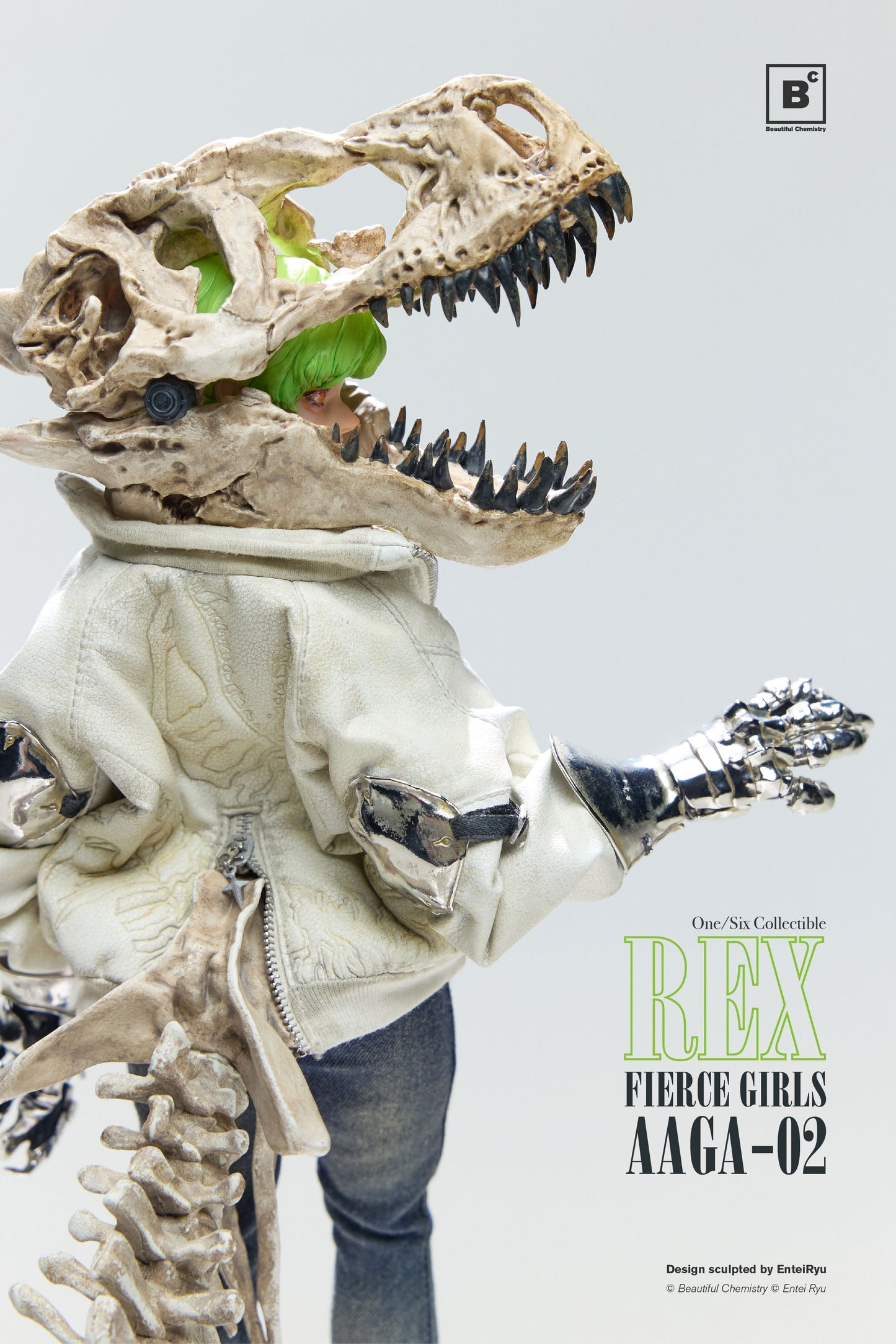 Underverse Beautiful Chemistry BONEGIRL AAGA-02 GUNNER REX 1/6 Action Figure