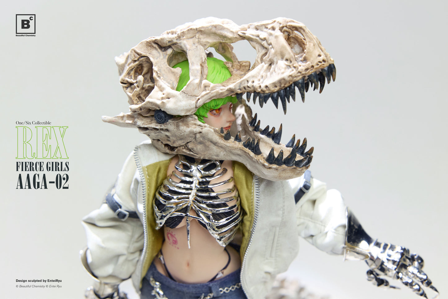 Underverse Beautiful Chemistry BONEGIRL AAGA-02 GUNNER REX 1/6 Action Figure