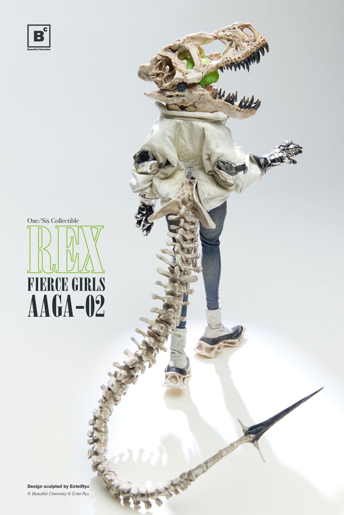 Underverse Beautiful Chemistry BONEGIRL AAGA-02 GUNNER REX 1/6 Action Figure