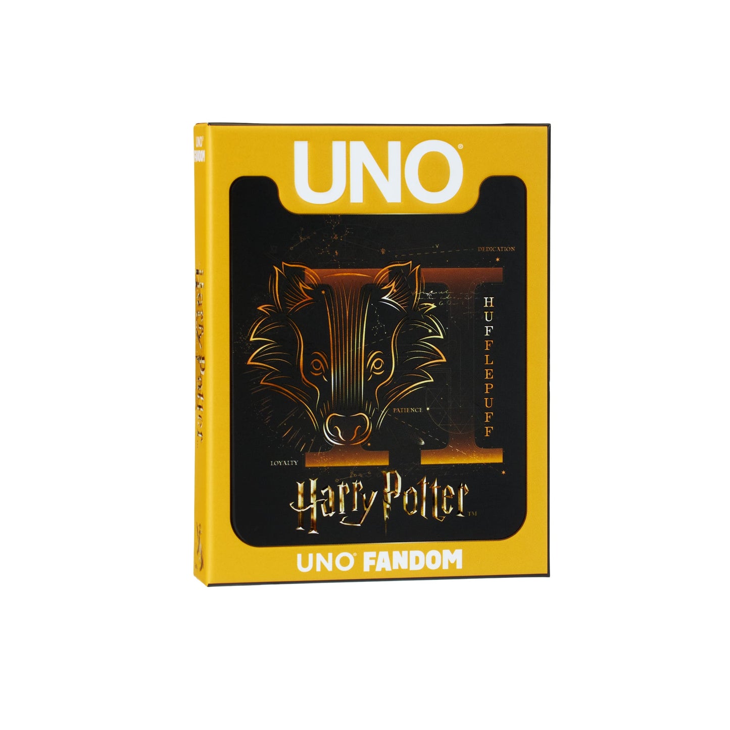UNO Fandom Harry Potter Hufflepuff Game Deck
