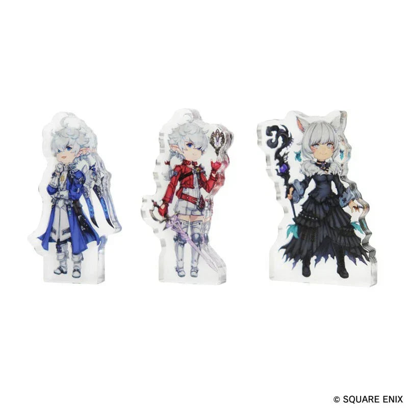Square Enix Final Fantasy XIV Character Acrylic Block 9 Pack Box JAPAN