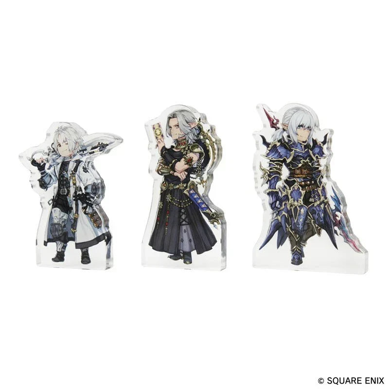 Square Enix Final Fantasy XIV Character Acrylic Block 9 Pack Box JAPAN