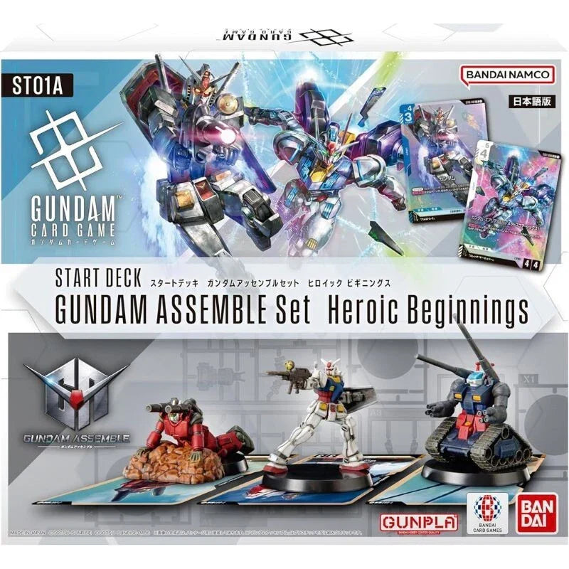 BANDAI Gundam Assemble Set Heroic Beginnings Starter Deck ST01A TCG JAPAN