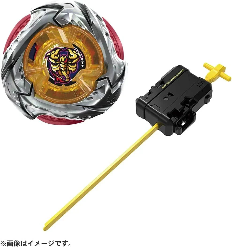 Takara Tomy Beyblade X UX-14 Starter Scorpio Spear 0-70Z JAPAN OFFICIAL