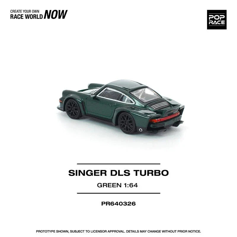 Singer DLS Turbo Road Green 1/64 Miniature Car JAPAN OFFICIAL