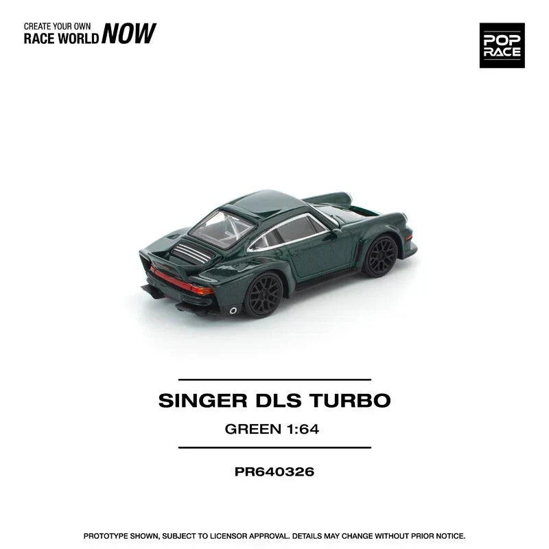 Singer DLS Turbo Road Green 1/64 Miniature Car JAPAN OFFICIAL