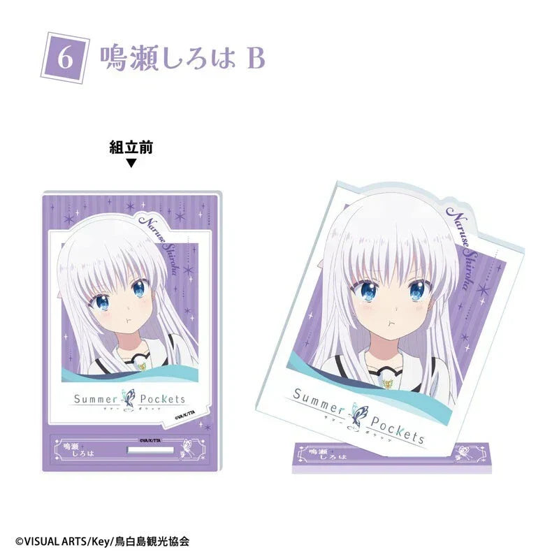 Summer Pockets Photo Style Acrylic Stand 10Pack BOX Candy Toy JAPAN OFFICIAL