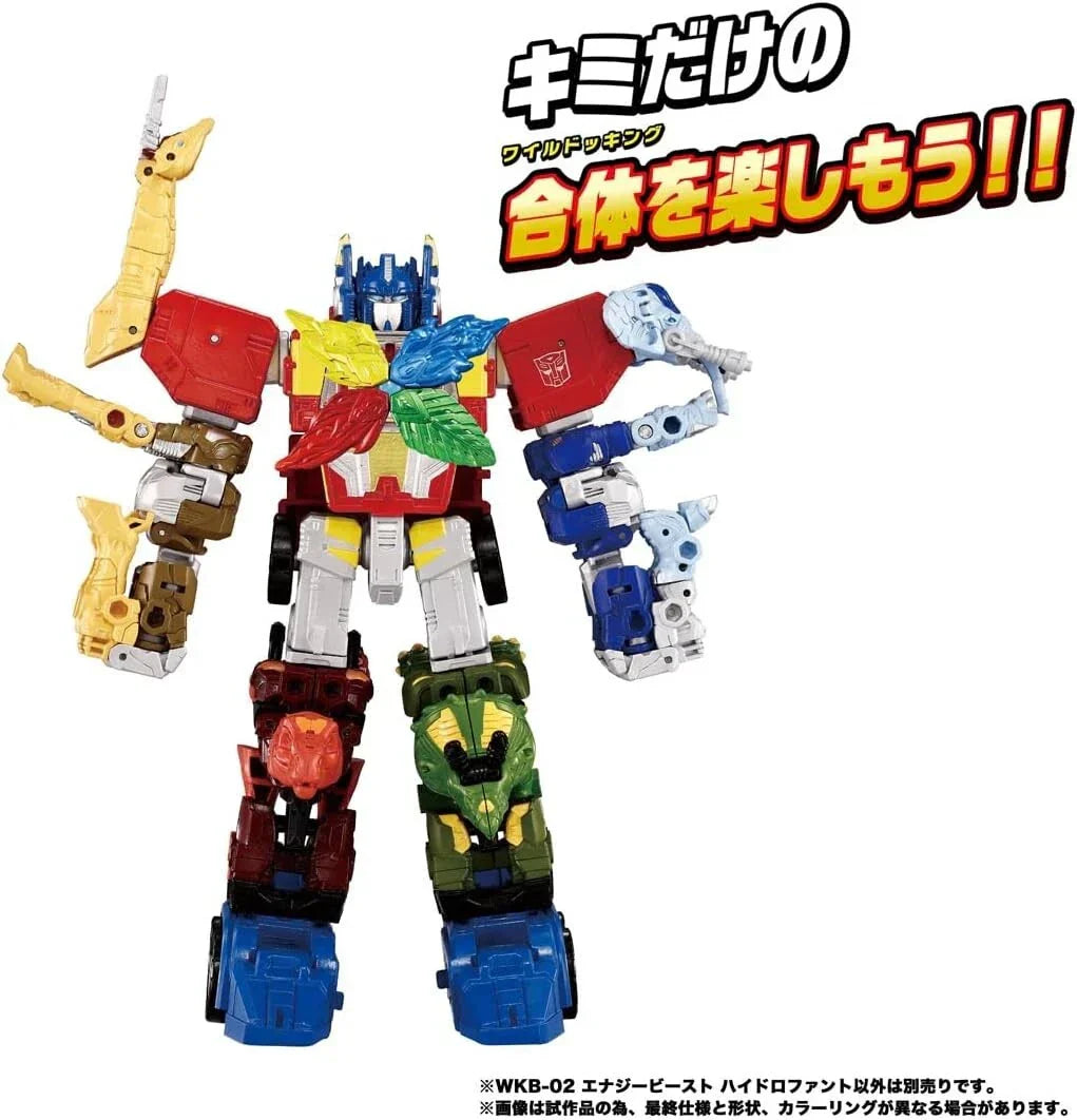 Takara Tomy Transformer Wild King Energy Beast Hydrophant WKB-02 Action Figure