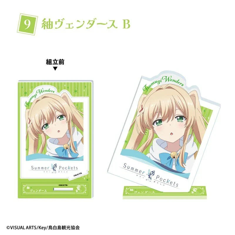 Summer Pockets Photo Style Acrylic Stand 10Pack BOX Candy Toy JAPAN OFFICIAL