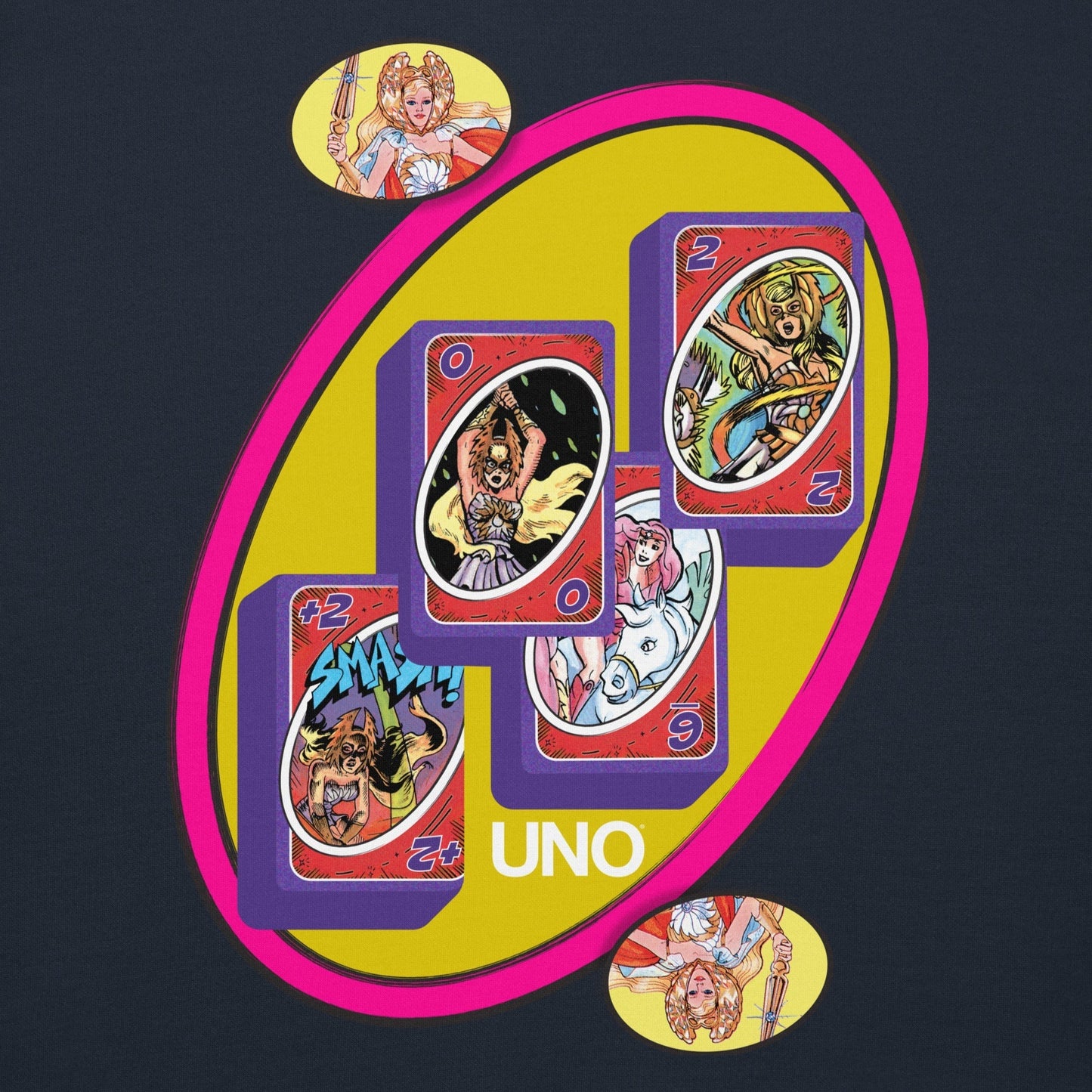 UNO Masters of the Revolution She-Ra Princess Power Black Hoodie