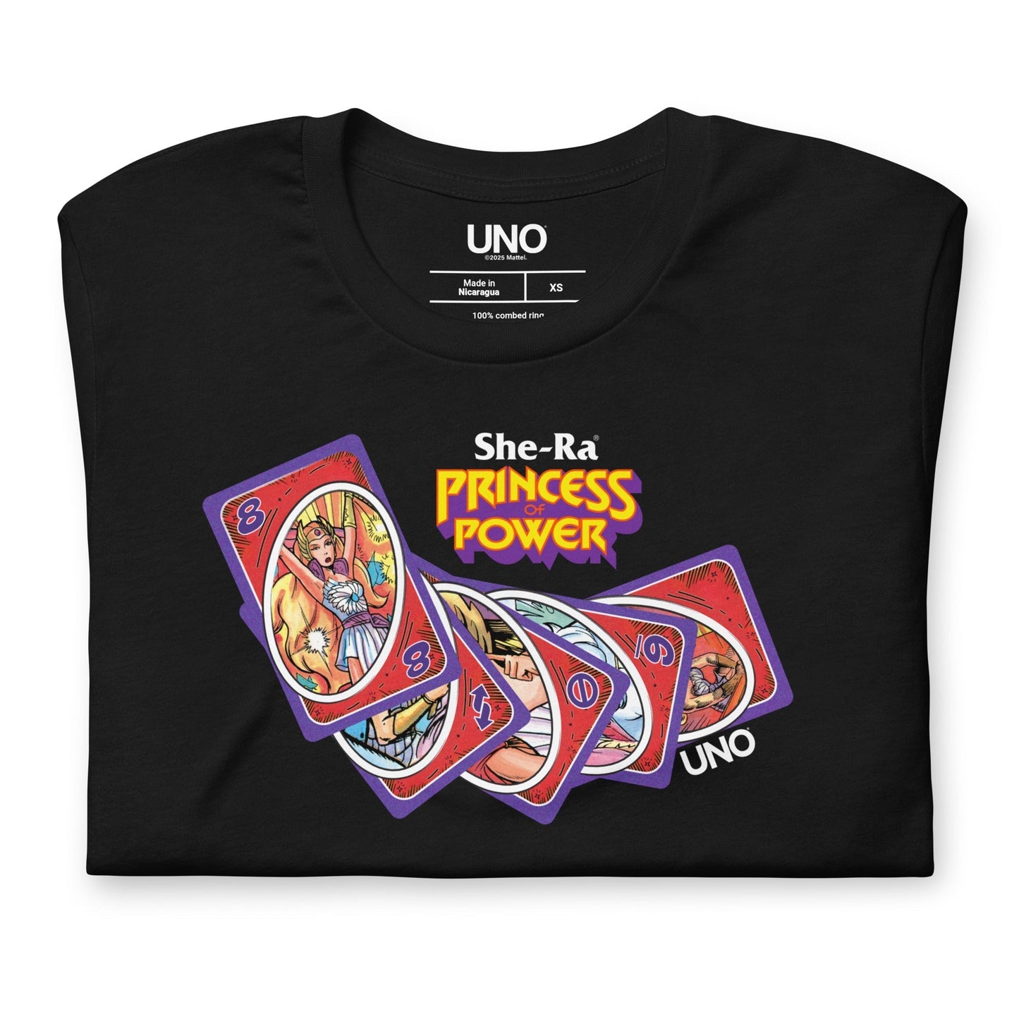 UNO Masters of the Revolution She-Ra Princess Power Black T-Shirt