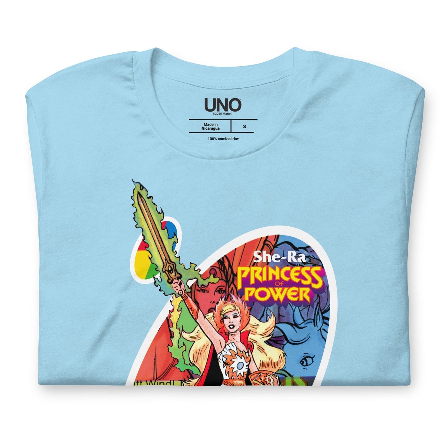 UNO Masters of the Revolution She-Ra Princess Power Blue T-Shirt