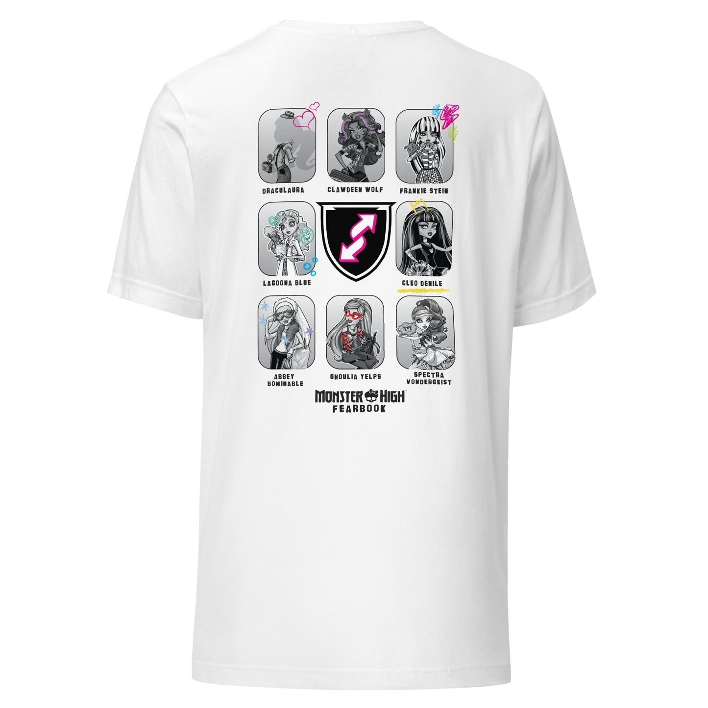 UNO Monster High Fearbook White T-Shirt