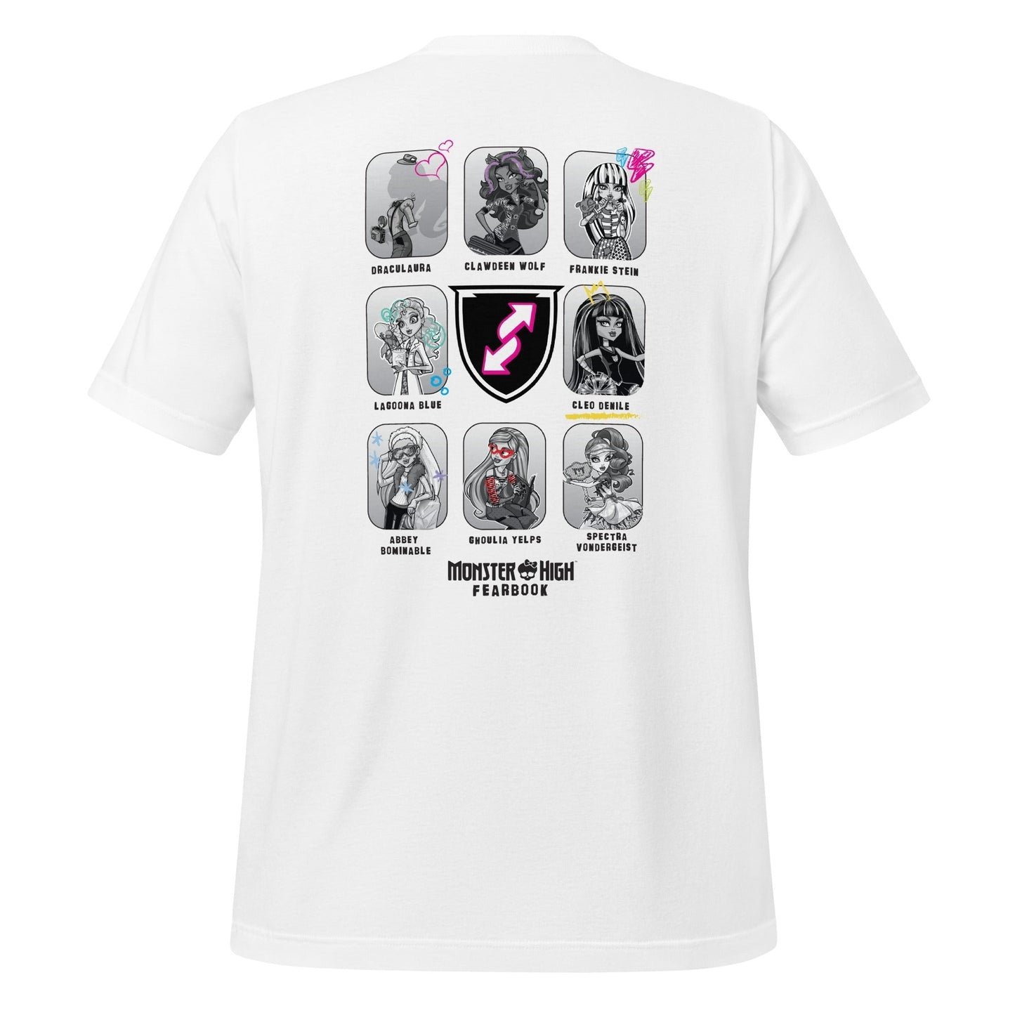 UNO Monster High Fearbook White T-Shirt