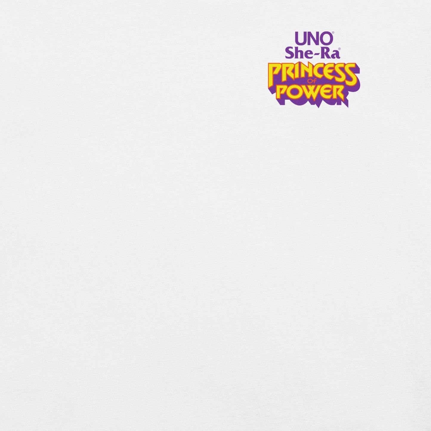 UNO Masters of the Revolution She-Ra Princess Power White T-Shirt