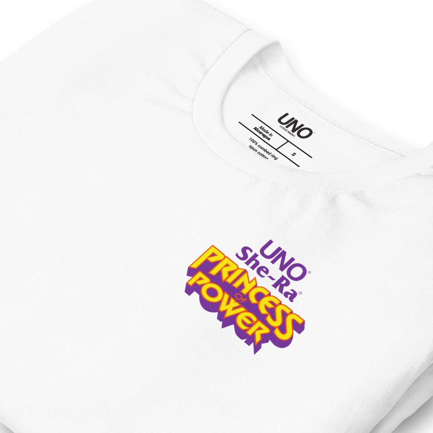 UNO Masters of the Revolution She-Ra Princess Power White T-Shirt