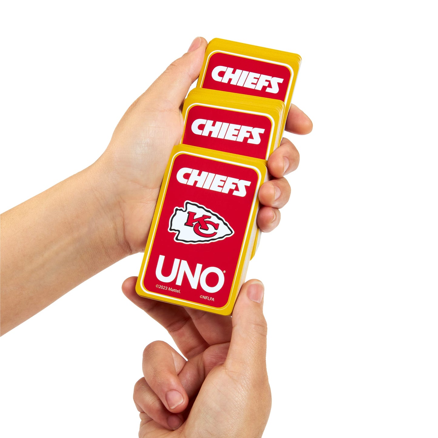 UNO Fandom NFL Kansas City Chiefs Game Deck