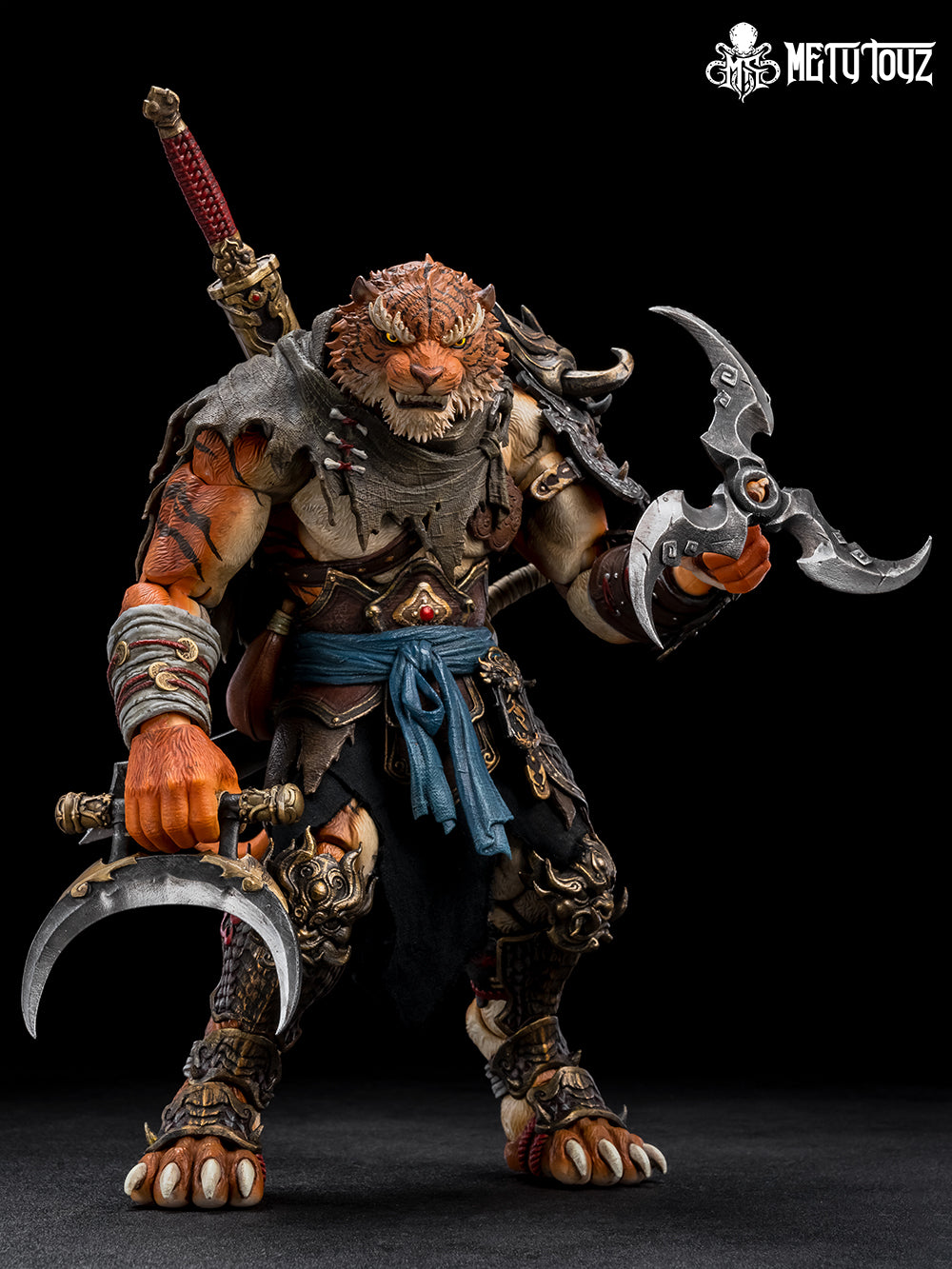 Adventurer World Series Tiger Vanguard Jin Shan Jun 1/10 Action Figure JAPAN