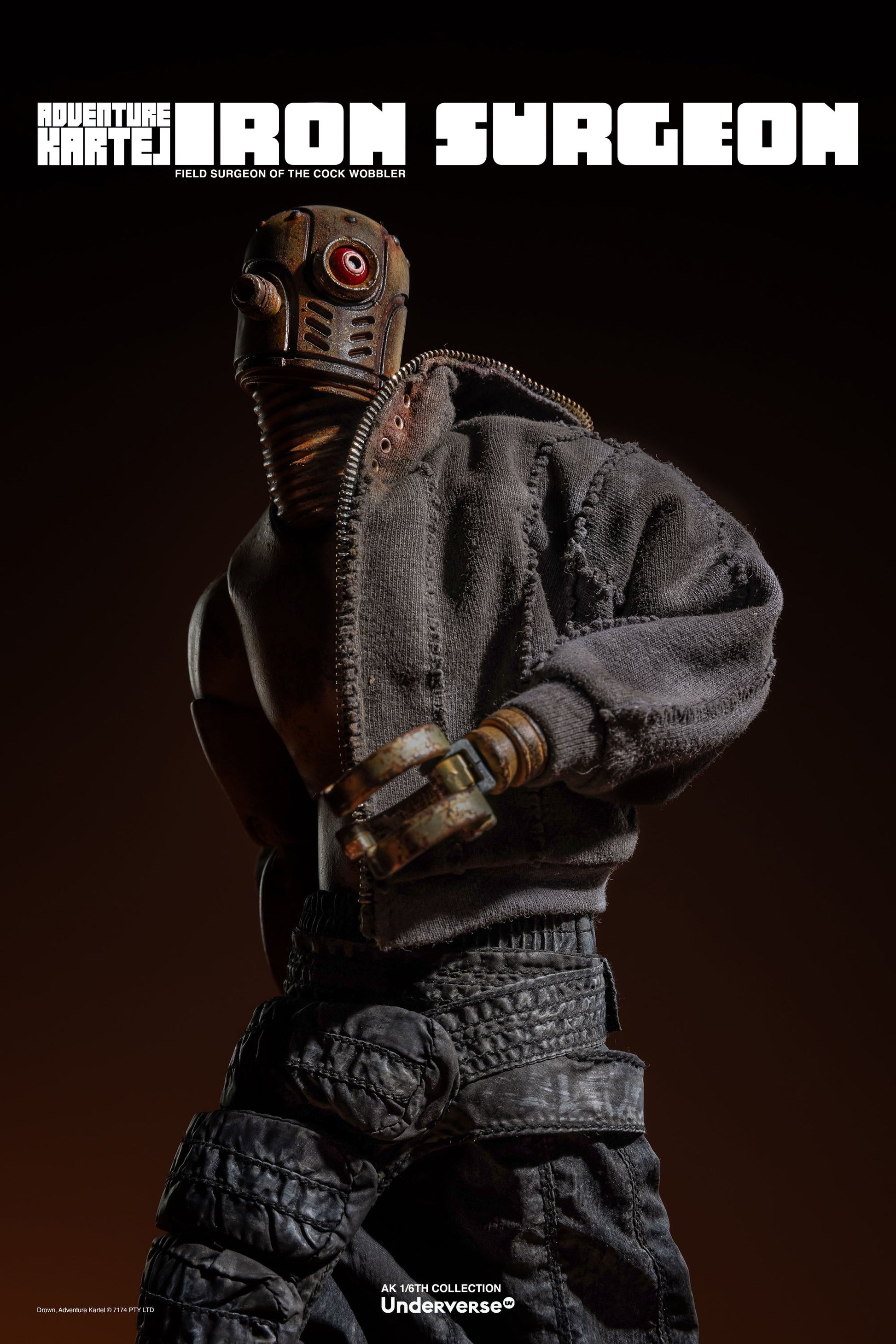 Underverse Adventure Kartel The Iron Surgeon 1/6 Action Figure JAPAN OFFICIAL
