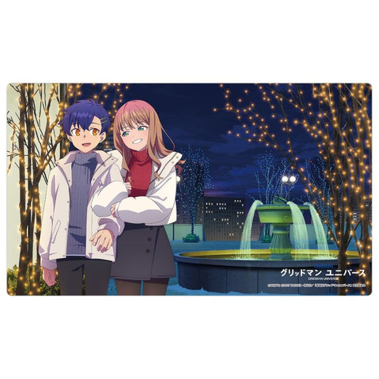 Yomogi Asanaka & Yume Minami Winter Date New Illustration Rubber Mat JAPAN