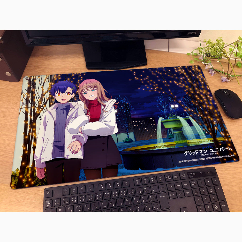 Yomogi Asanaka & Yume Minami Winter Date New Illustration Rubber Mat JAPAN