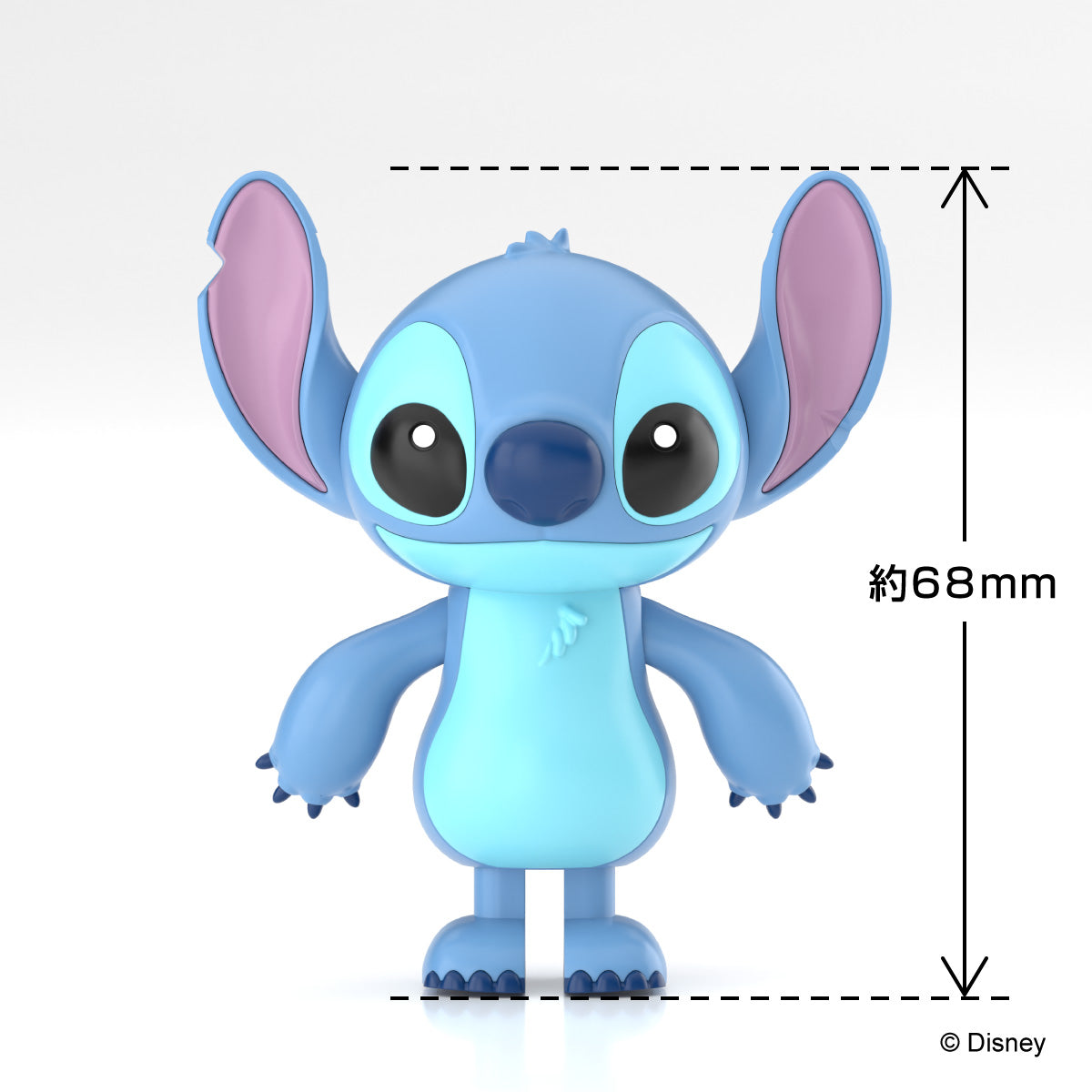 Aoshima RakuPla Tokotoko No.DP-16 Disney Character Stitch Model Kit JAPAN