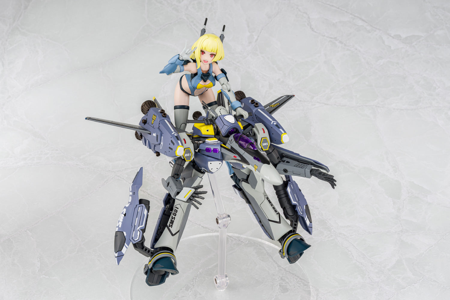 Aoshima V.F.G. Macross Frontier VF-25S Super Messiah Model Kit JAPAN OFFICIAL