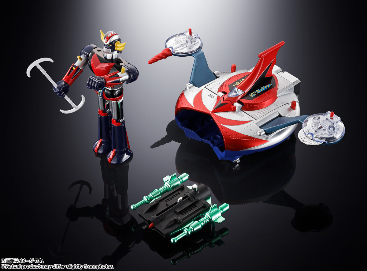 BANDAI Chogokin DELUXE UFO Robot Grendizer Grendizer & UFO Spazer Action Figure
