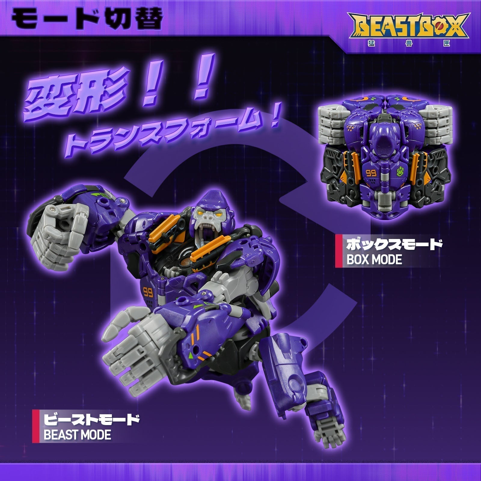52Toys Beast Box BB-70 Neo Gio Action Figure JAPAN OFFICIAL
