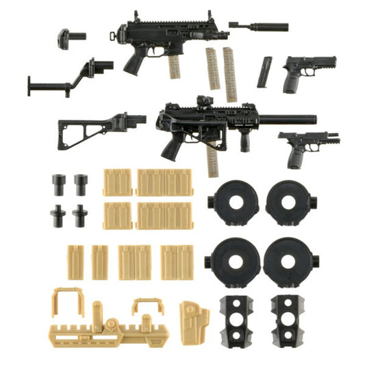 Tomytec LittleArmory LA-MD02 Megami Device Equipment Set SMG Model Kit JAPAN