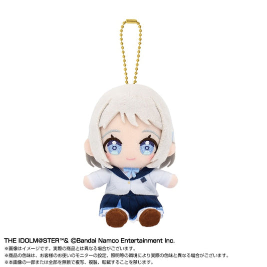 BANDAI Gakuen iDOLM@STER Chibi Sitting Lilja Katsuragi Plush Mascot JAPAN